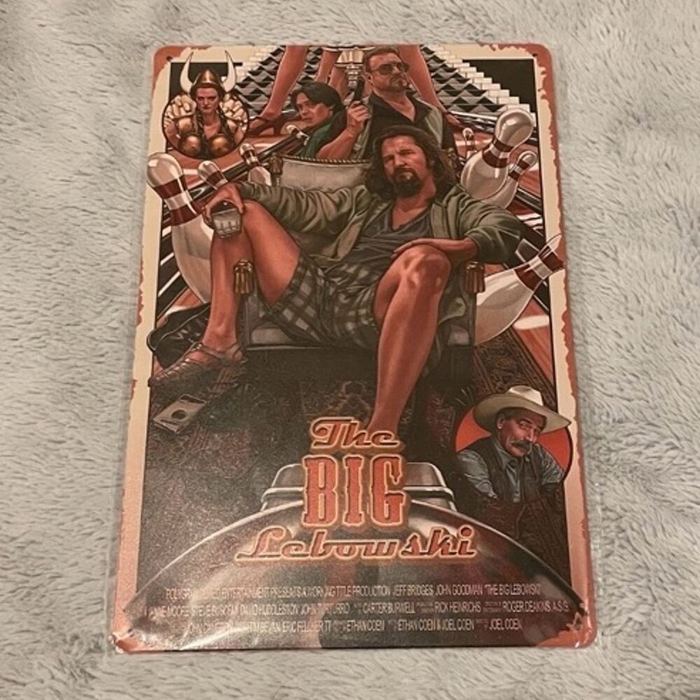 The Big Lebowski ~ 8” x 12” Metal Sign